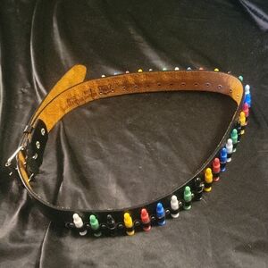 Multicolor Bullet Belt Unisex 30-32 W